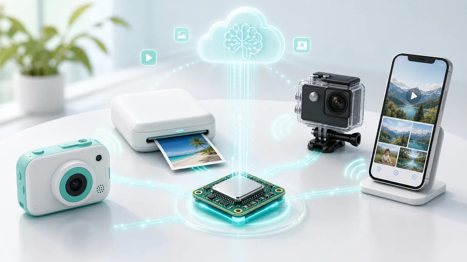 AI 数码设备 Wi-Fi SOC 场景图