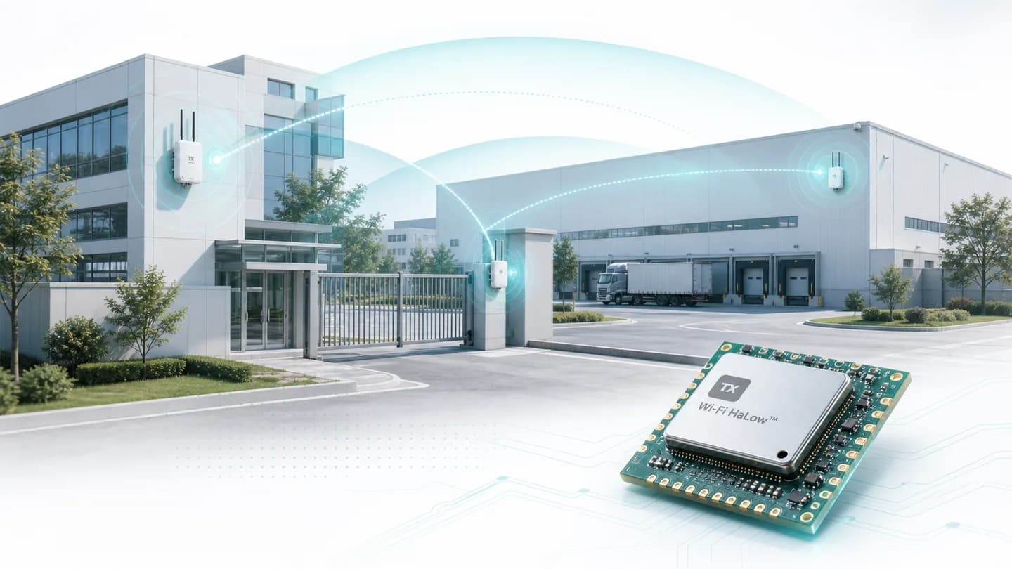 Wi-Fi HaLow 远距离覆盖建筑与园区场景图