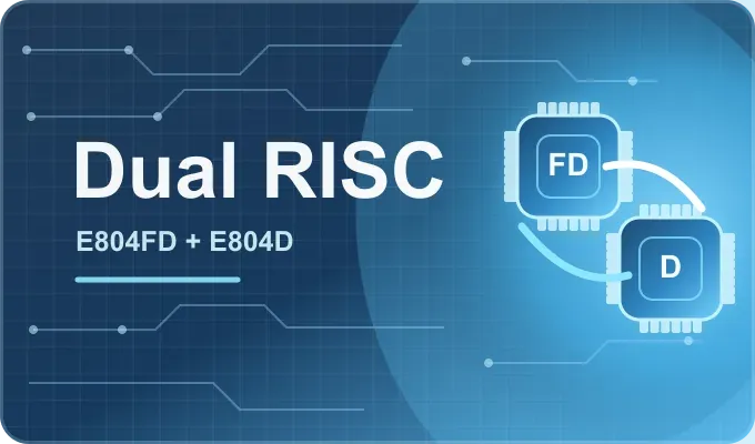 双核 RISC 处理器架构,兼顾控制与多媒体处理